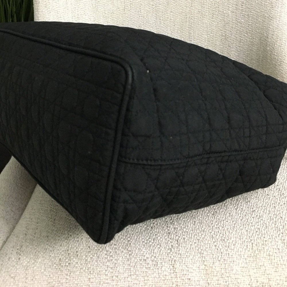 Christian Dior Lady Dior Canage Handbag black canvas - Picture 9 of 16